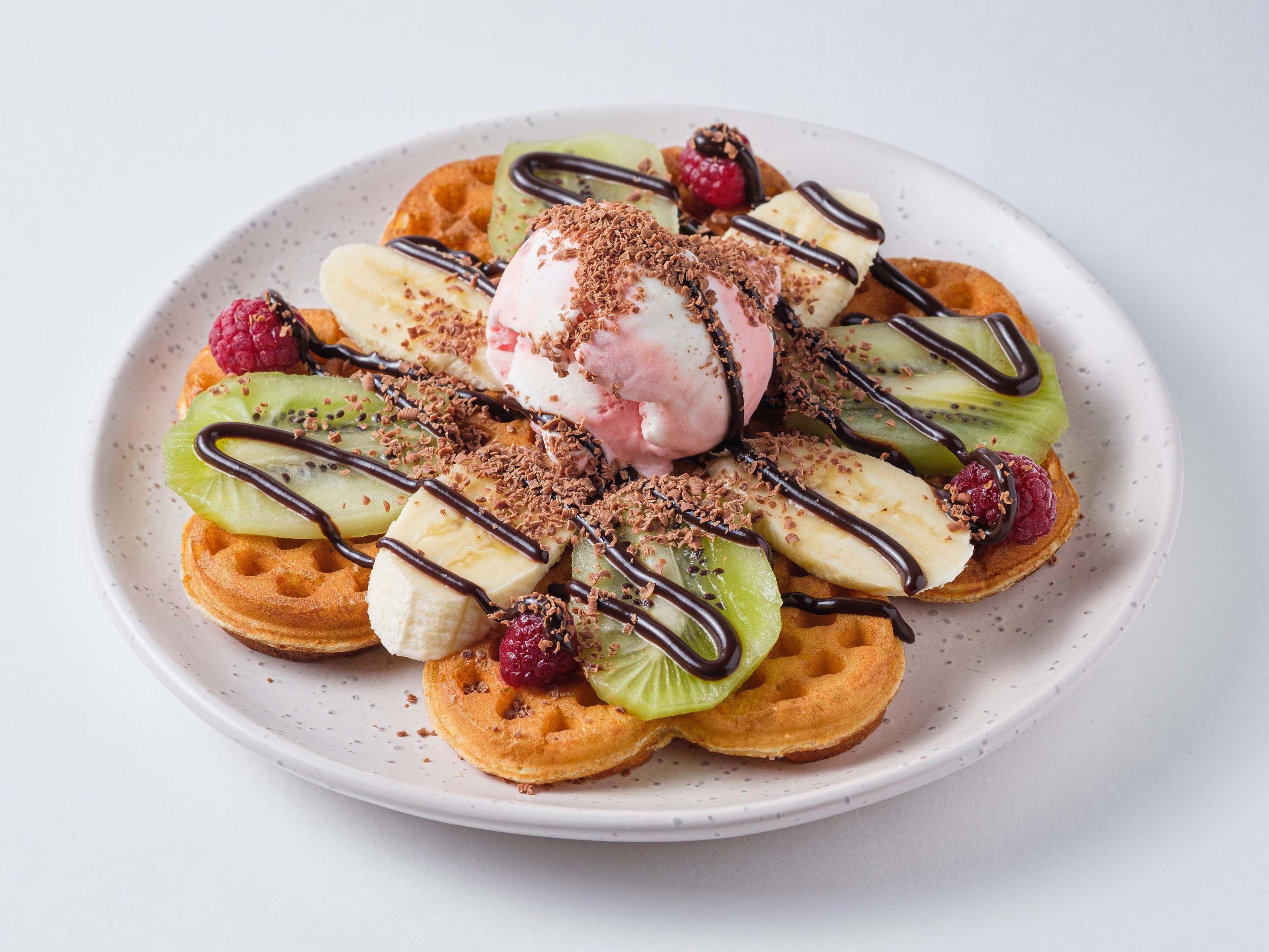 Dondurmalı waffle