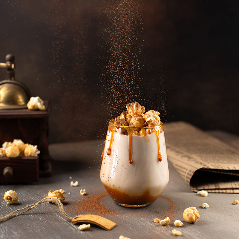 Karamel milkshake