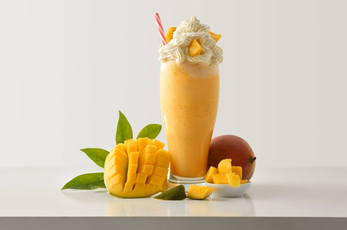 Mango aromalı milkshake